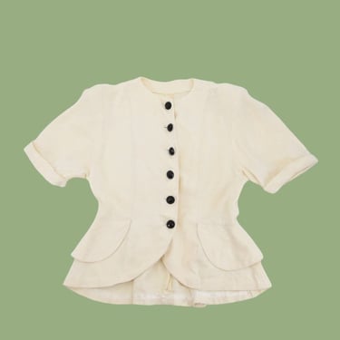 1940s Dune Days blouse 