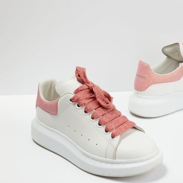 ALEXANDER MCQUEEN Pink Platform Sneakers (8.5)