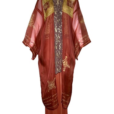 Catherine Bacon Bohemian Silk & Metal 3-Piece Ensemble