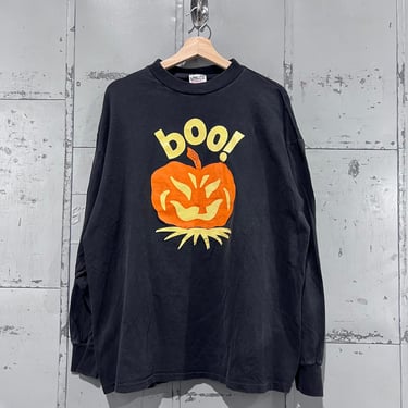 Size xxl 90s Halloween tshirt “boo” pumpkin jack o lantern Halloween  T-shirt 