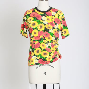 90s floral T-shirt 