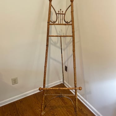 Antique Scorched Bamboo Easel 