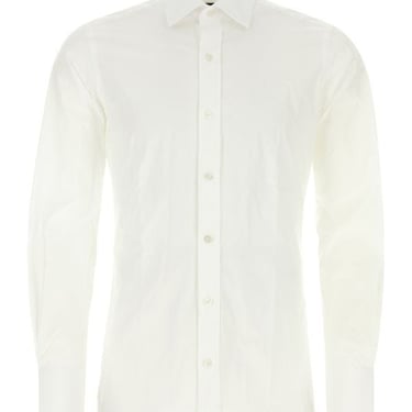 Tom Ford Man White Poplin Shirt
