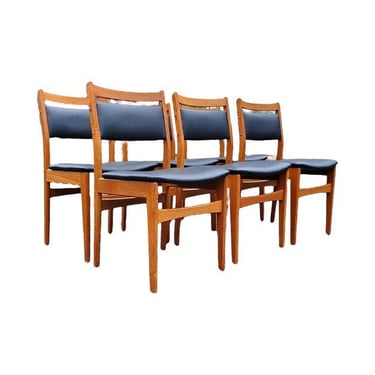 Free Shipping Within Continental US - Imported Vintage Mid Century Modern Dining Chair Set by Nordic Furniture Company 