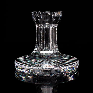 Waterford Crystal Cut Glass Candle Holder 