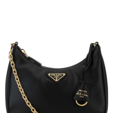 Prada Women Black Leather Re-Edition 2005 Shoulder Bag