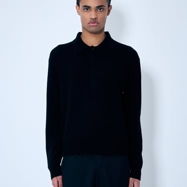 Saint Laurent Men Wool Polo Shirt