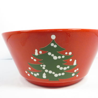 Vintage Waechtersbach Christmas Tree Serving Bowl - Waechtersbach Christmas Tree German Pottery 