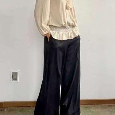 Dries Van Noten Wool Wide Leg Pants (M)