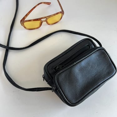 90s Vintage Mini Wilsons Leather Genuine Leather Distressed Waist Belt Crossbody Bag 