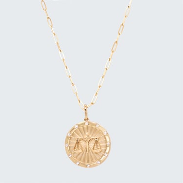 Libra Medallion Necklace