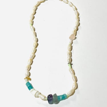 "Untitled" Pearl Beaded Necklace