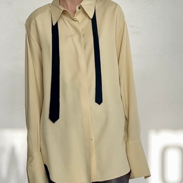 Butter Silk Button Down (L)