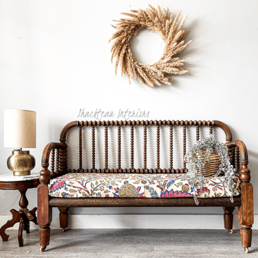 Vintage Spindle Bench