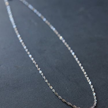 Kara Yoo Thin Singapore Necklace, Sterling Silver