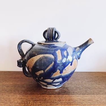 Vintage Studio Pottery Stoneware Teapot 