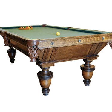 Antique Restored Narragansett Billiards Table