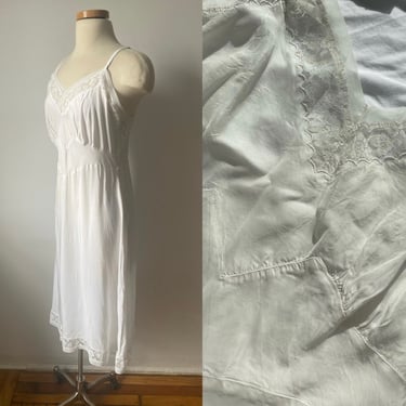 Classic White Slip Dress 