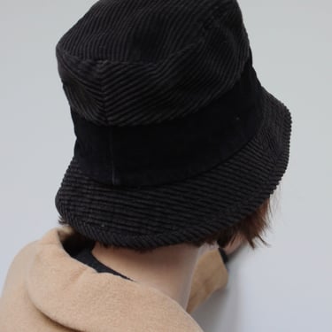 Vintage Onyx Corduroy Bucket Hat