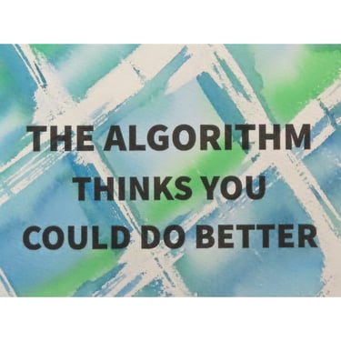 Algorithm Series 61: The Algorithm Think You Could Do Better 
