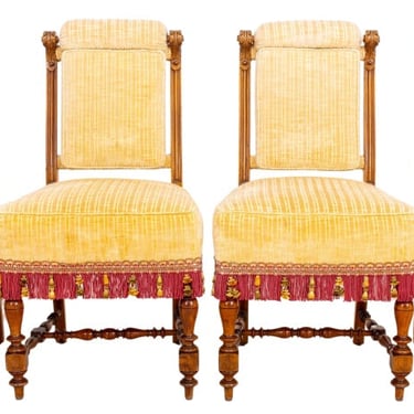 Victorian Mahogany Side Chairs, 4