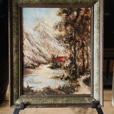 Original Antique Oil Painting 