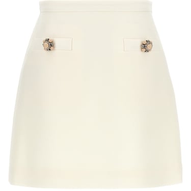 Valentino Garavani Women Valentino Garavani Crepe Couture Skirt