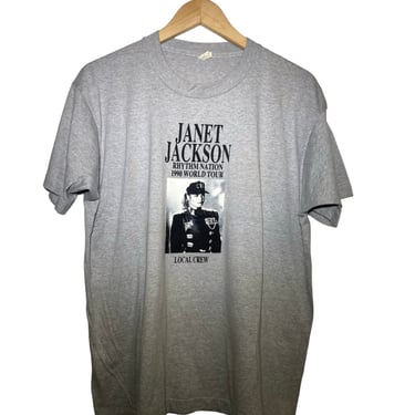 Janet Jackson Rhythm Nation 1990 World Tour Shirt