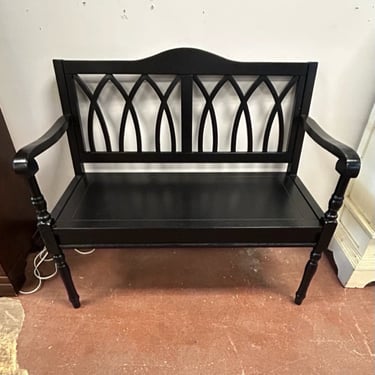Black Entry Bench