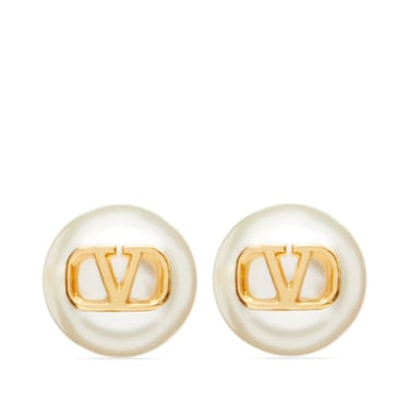 Valentino Garavani Women Vlogo Signature Pearl Earrings