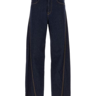 Lanvin Man Dark Blue Denim Jeans