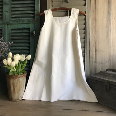 French Linen Chemise Nightgown, Embroidered Monogram, Nightdress, Shift Dress, French Farmhouse 