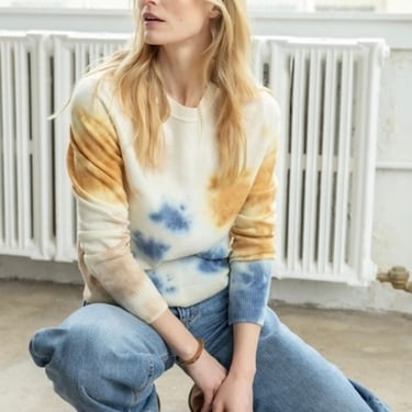 Lilla P | Tie Dyed Crewneck Sweater