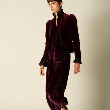 YSL Velvet Coat