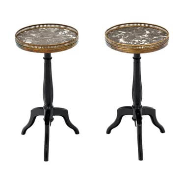 Louis XVI Pair of French Side Tables