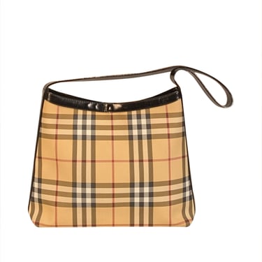 Burberry - Beige Signature Plaid Shoulder Bag