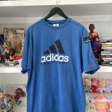 Vintage ‘90s Adidas Equipment Blue tee size XL