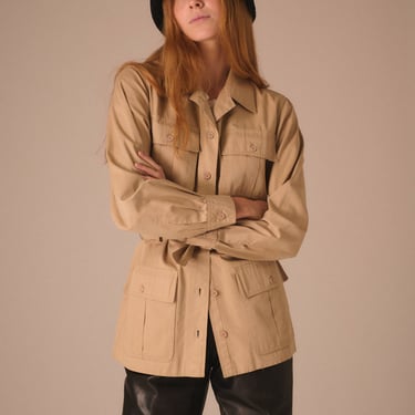 Ysl Khaki Safari Coat