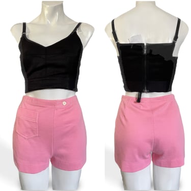 1970’s Pink Jantzen Hot Pants waist 28"