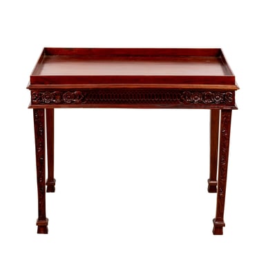 Mahogany Chinese Chippendale Tea Table