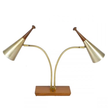 1960s Lamp With 2 Directional Shades