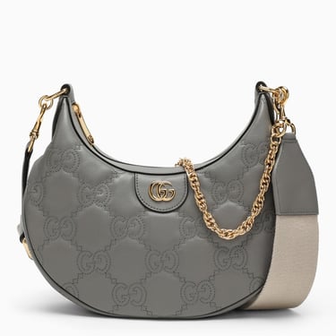 Gucci Small Grey Matelasse Shoulder Bag Women