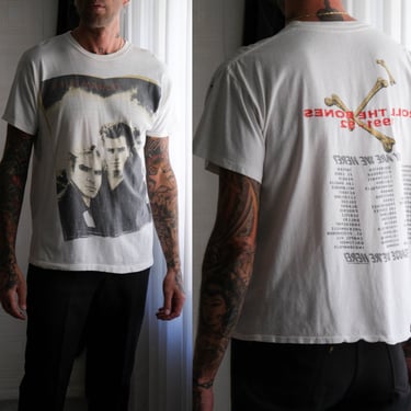 Vintage 80s Duran Duran Strange Behavior 1987 Tour Tee Shirt | New Wave | Single Stitch, Paper Thin | 1980s Duran Duran Paper Thin T-Shirt 