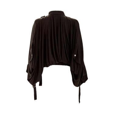 Dior Black Draped Utility Top