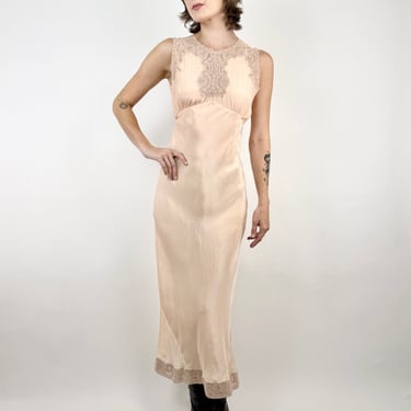 Another Dawn 1930s Silk Slip Dress