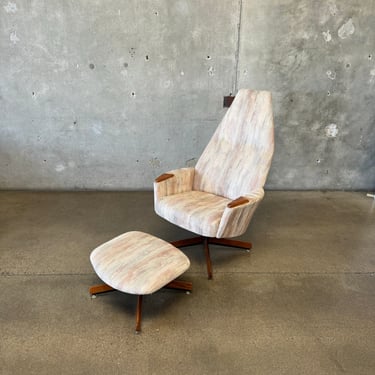 1960's Adrian Pearsall Lounge Chair &amp; Ottoman