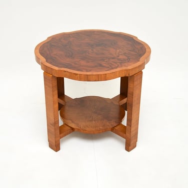 Art Deco Figured Walnut Occasional / Coffee Table