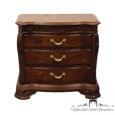 AMERICAN DREW Bob Mackie Home Collection Solid Cherry Contemporary Traditional 34" Three Drawer Nightstand 661-420 