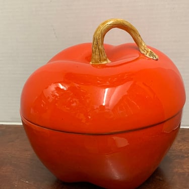 Ceramic Apple Punch Bowl Made in Italy 