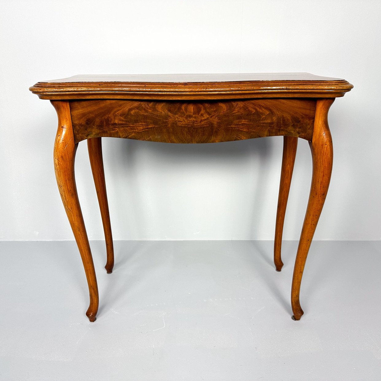 Vintage Console | Game Table with Mahogany Veneer and | Entourage Finds ...